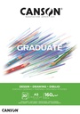 Pad Canson GRaduate Drawing White Paper A5 160GSM 30SH
