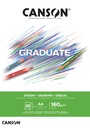Pad Canson GRaduate Drawing White Paper A4 160GSM 30SH