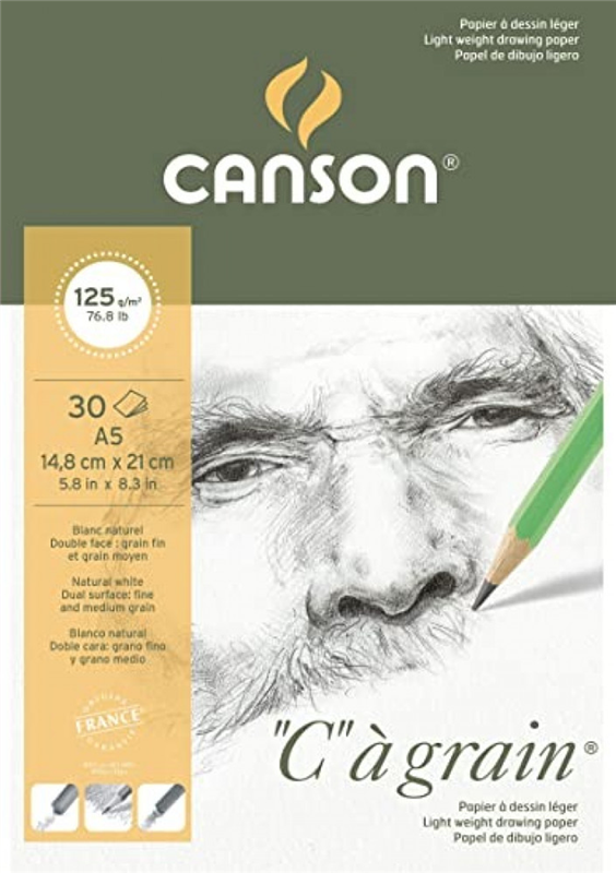 SP 30SH CàGRAIN ® A5 125G WHITE