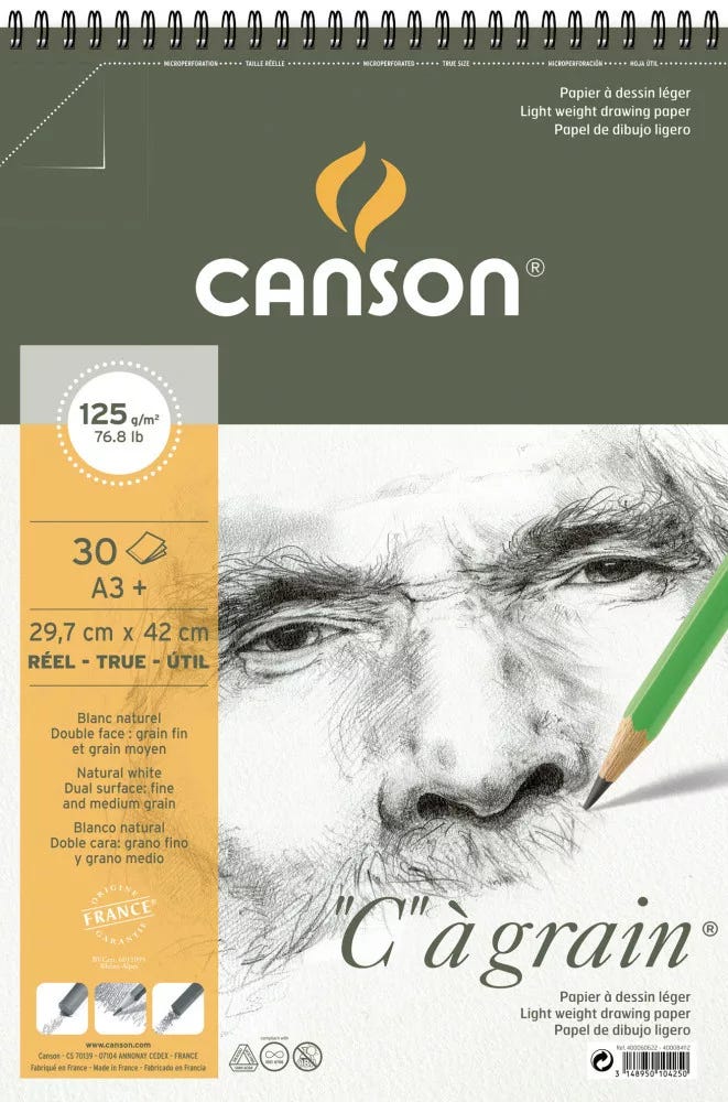 SP 30SH CàGRAIN ® A3 125G WHITE