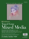 STR 400 Tnd Grey Mxmd Pad 300GR 23X31 15Sh