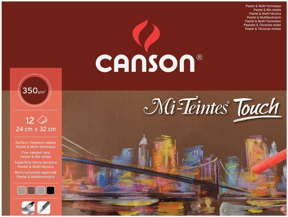 BL 12SH  MI-TEINTES® TOUCH 24X32 335G  6 ASSORTED COLOURS