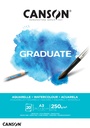 Watercolor Pad A3 20Sh 250Gsm Glued Canson Graduate