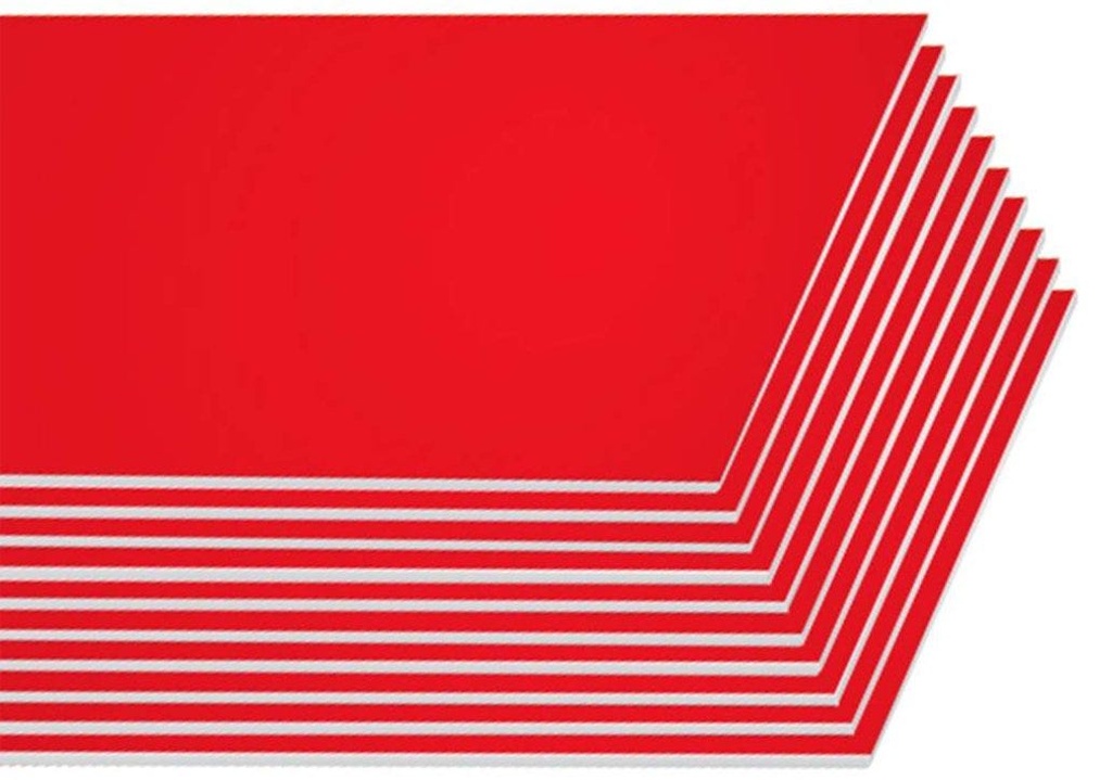 Foam Board 5mm 70x100cm Red