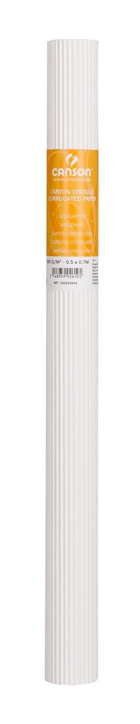 Rl Corrugated Cardboard Canson 50X70Cm 300GSM White 1