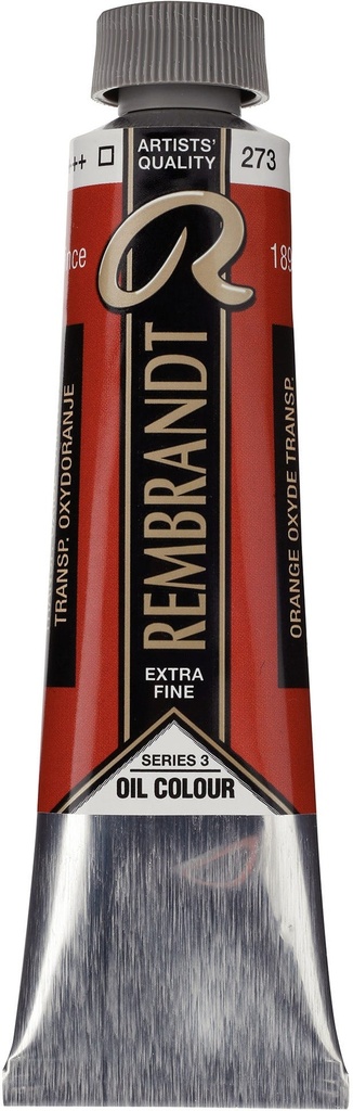 Rembrandt Oil color Tube 40 ml Transparent Oxide Orange 273