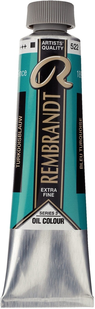 Rembrandt Oil color Tube 40 ml Turquoise Blue 522