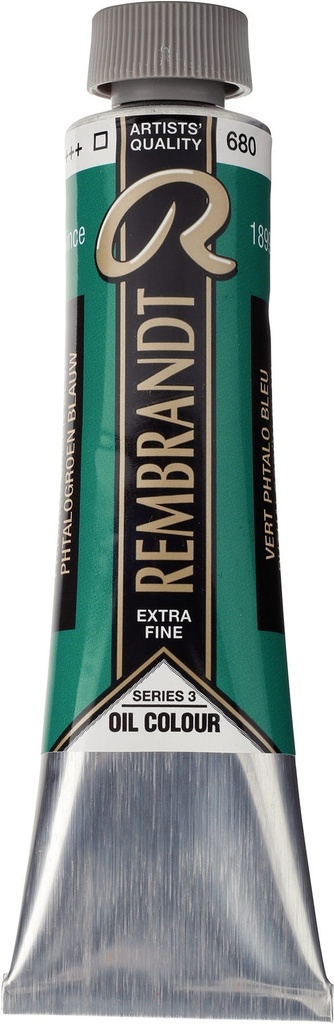 Rembrandt Oil color Tube 40 ml Phthalo Green Blue 680