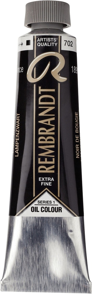 Rembrandt Oil color Tube 40 ml Lamp Black 702