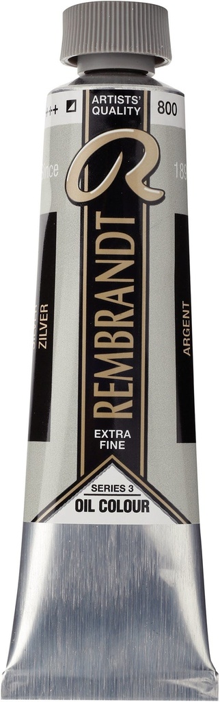 Rembrandt Oil color Tube 40 ml Silver 800