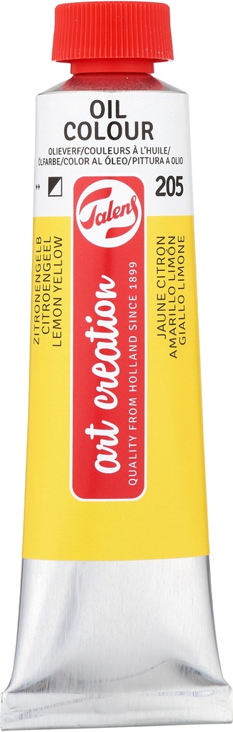 Talens Art Creation Oil color Tube 40 ml Lemon Yellow (Primary) 205