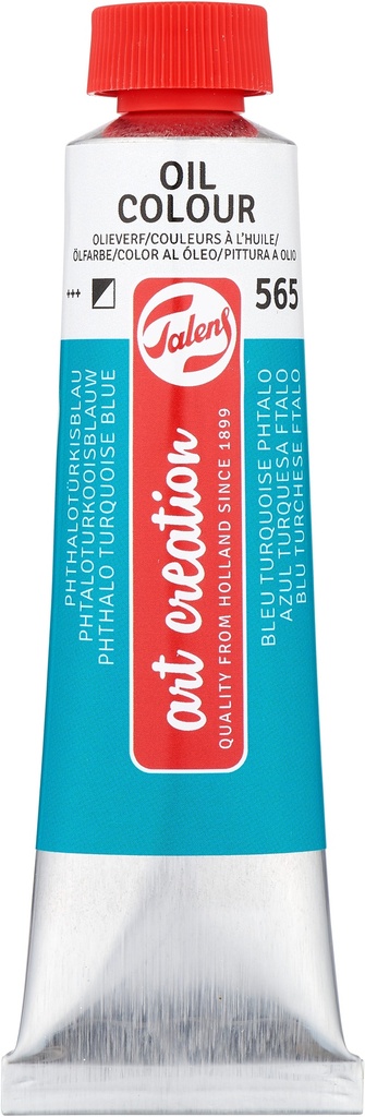Talens Art Creation Oil color Tube 40 ml Phthalo Turquoise Blue 565