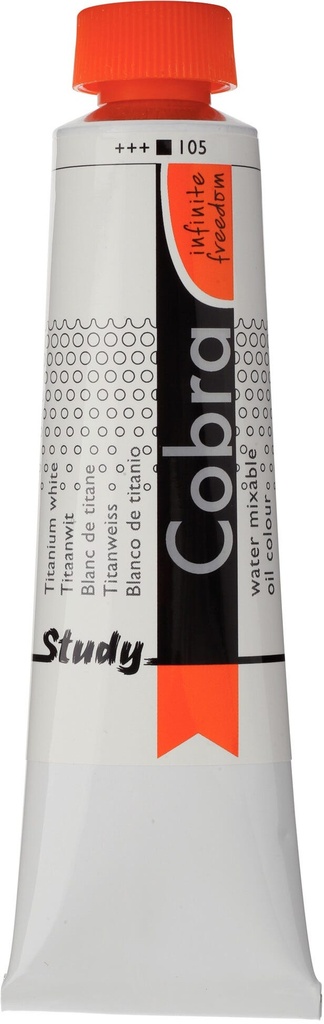 COBRA STU 40ML TITANIUM WHITE