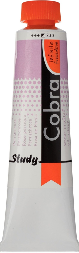 Cobra Study Water Mixable Oil color Tube 40 ml Persian Rose 330