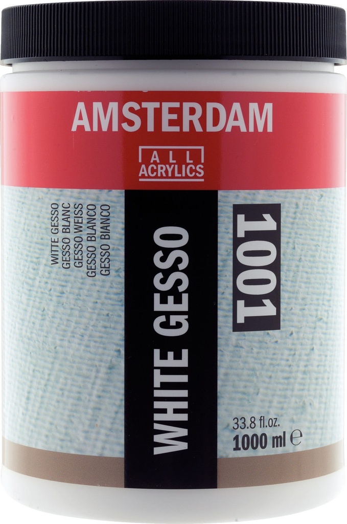 Amsterdam White gesso 1001 jar 1000 ml