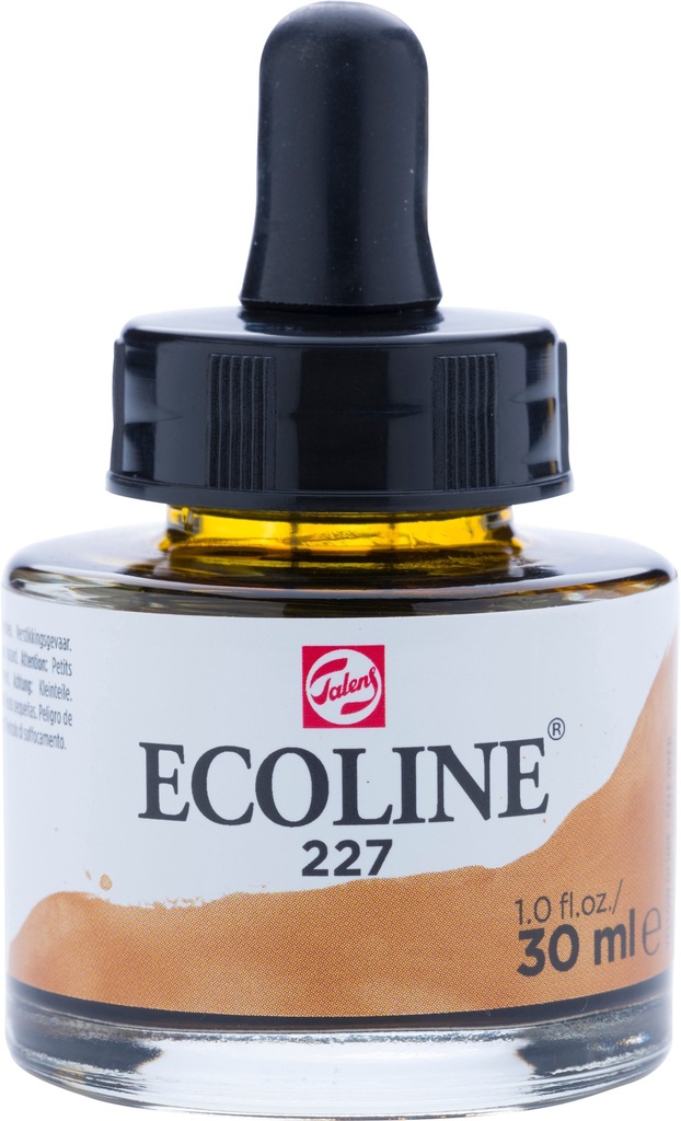 Ecoline Liquid Watercolor Bottle 30 ml Yellow Ochre 227