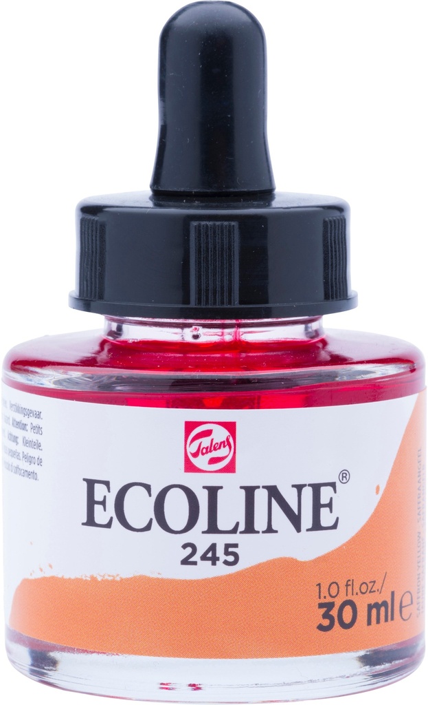 Ecoline Liquid Watercolor Bottle 30 ml Saffron Yellow 245
