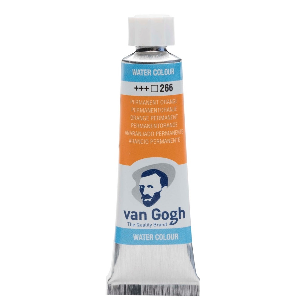 Van Gogh Watercolor Tube 10 ml Permanent Orange 266