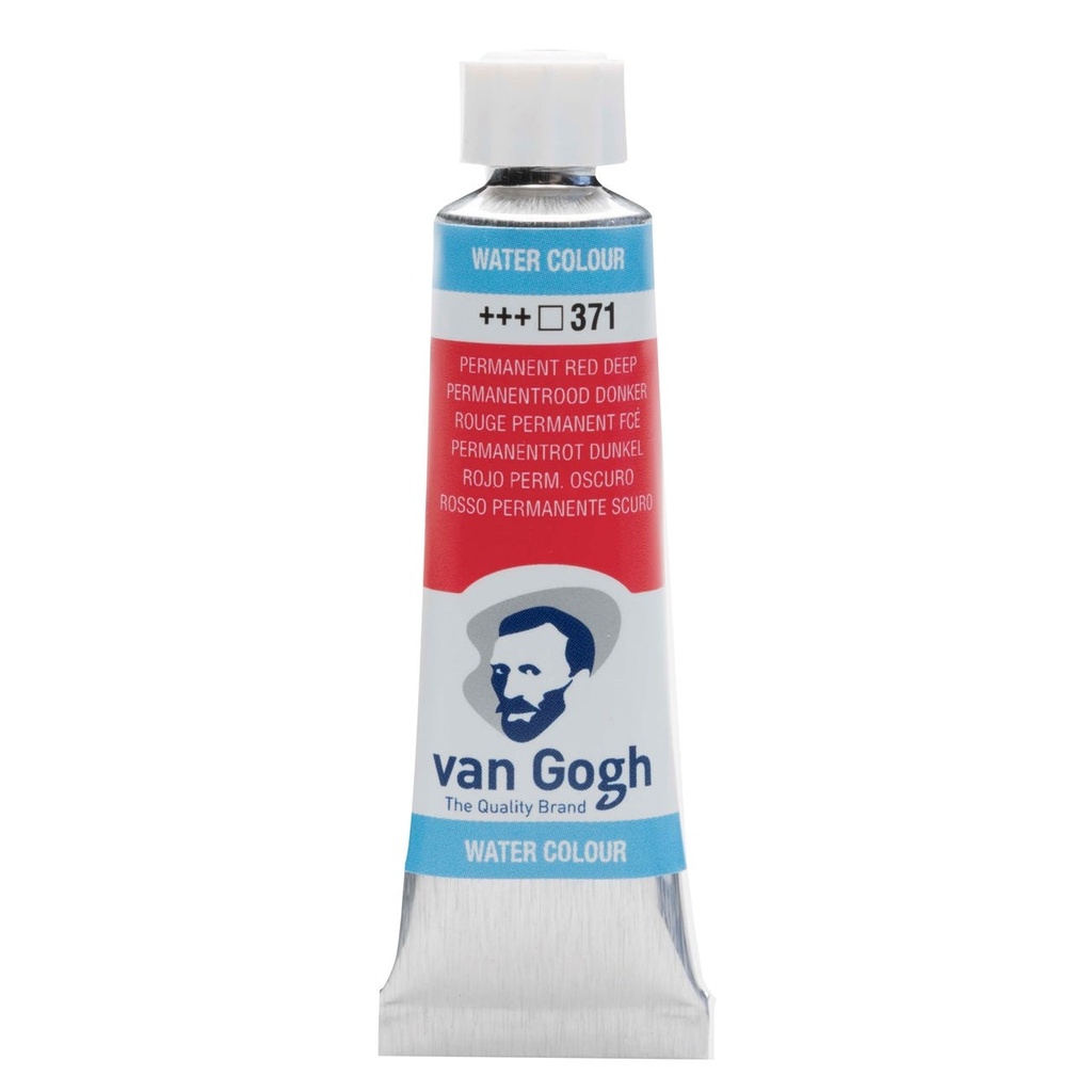 Van Gogh Watercolor Tube 10 ml Permanent Red Deep 371