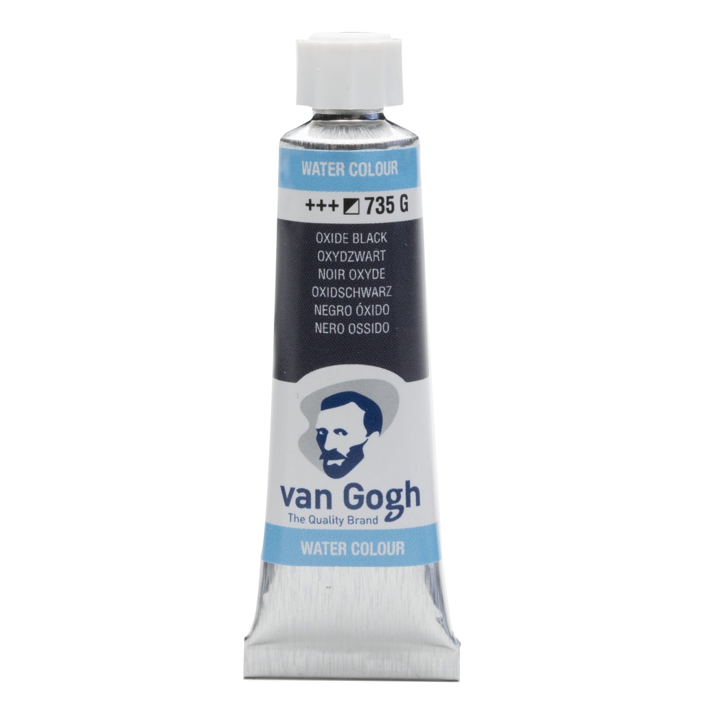 Van Gogh Watercolor Tube 10 ml Oxide Black 735