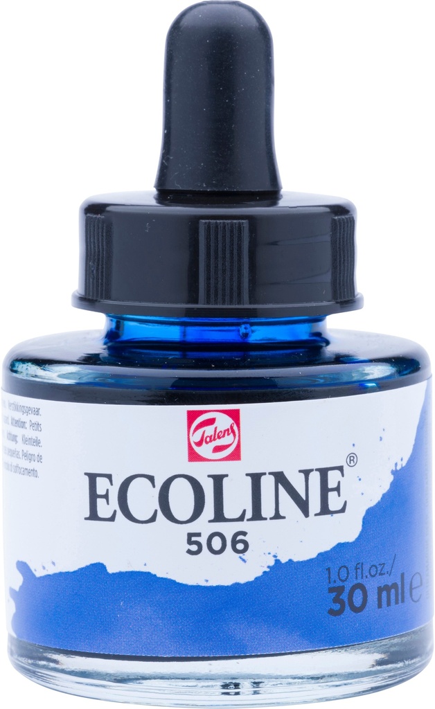 Ecoline Liquid Watercolor Bottle 30 ml Ultramarine Deep 506