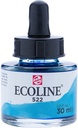 Ecoline Liquid Watercolor Bottle 30 ml Turquoise Blue 522
