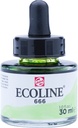 Ecoline Liquid Watercolor Bottle 30 ml Pastel Green 666