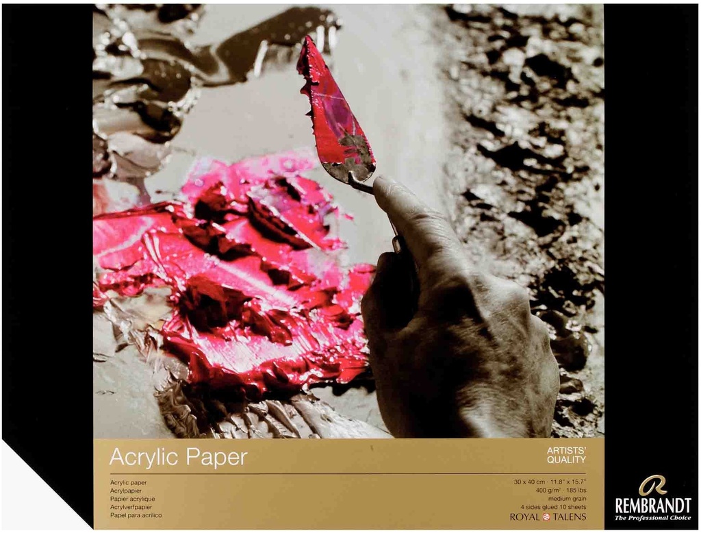 Rembrandt Acrylic color paper | 30 x 40 cm, 400 g, 10 sheets