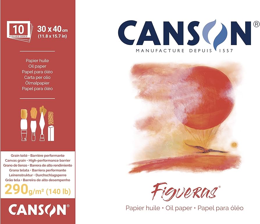 Pad Glued On Long Side Cansonâ® Acrylic 10 Sh 30X40