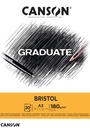Pad Canson GRaduate Bristol A3 180GSM 20SH