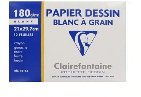 Drawing Paper A4 180Gsm, Pocket 12Sheet Grain