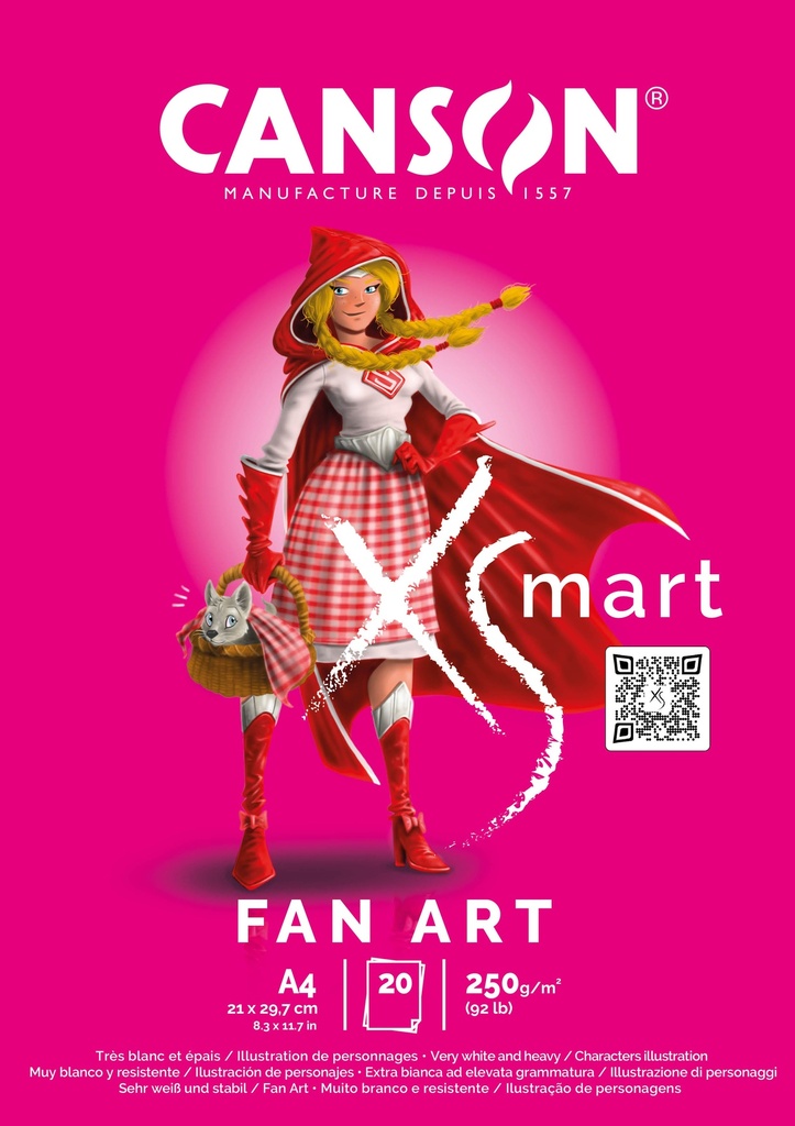 Pad Xs'Mart A4 20SH 250GSM Fan Art
