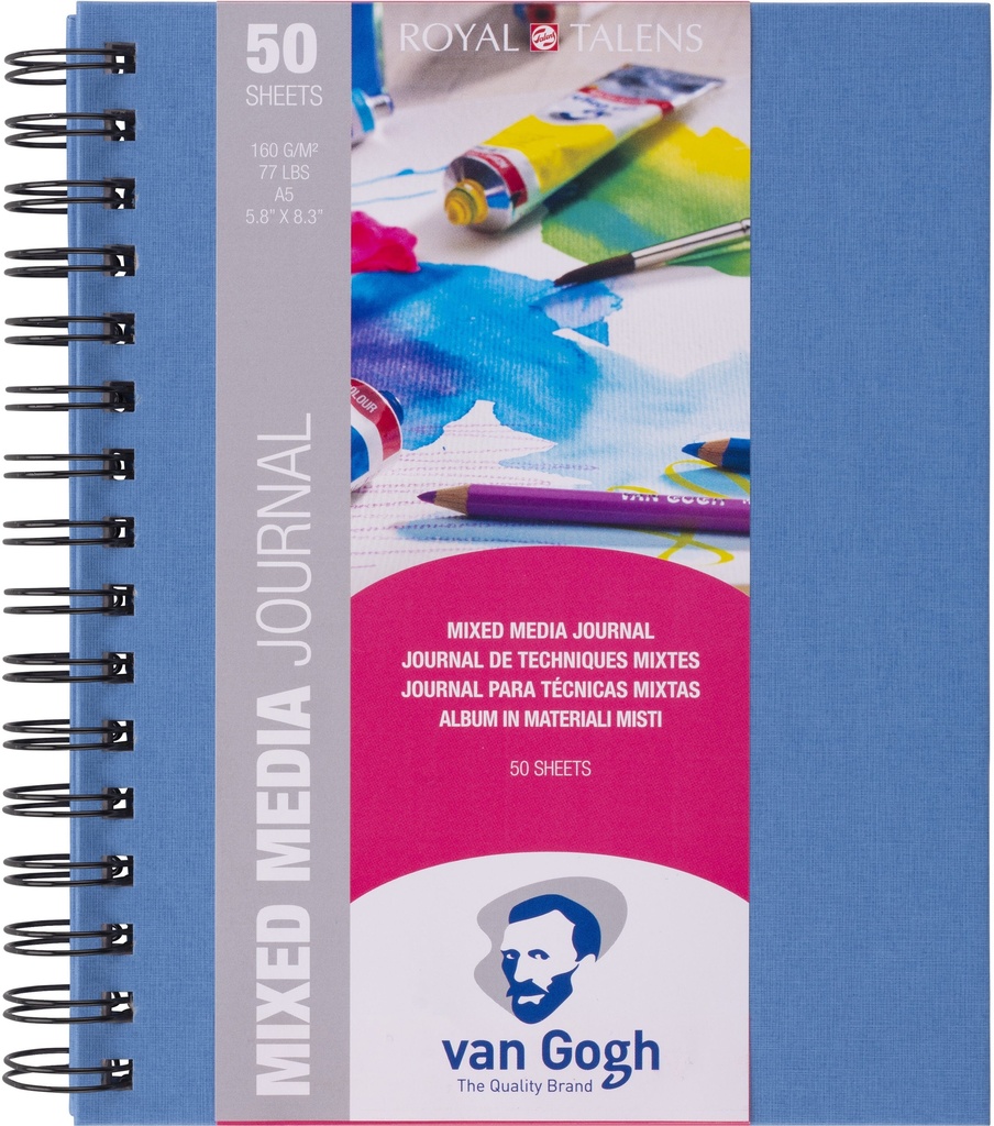 Van Gogh Mixed media journal | 14.8 x 21 cm (A5), 160 g, 50 sheets