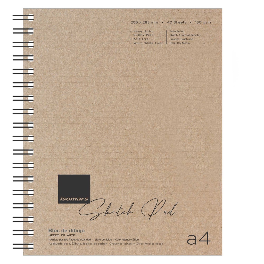 Sketch Pad Spiral 40 SHHET, 130gsm - A4