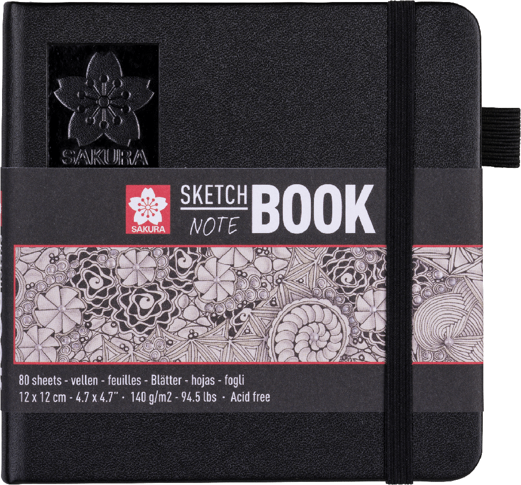 SAK.SK.BK.WHI.PAP.12X12 140G#