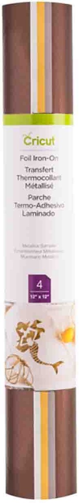 Cricut Foil Iron-On 30x30cm 4-sheet Sampler (Metallic)