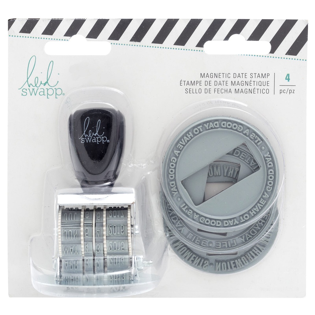 Stamp - Hs - Memory Planner - Color Fresh - Magnetic Date Stamp (4 Piece)