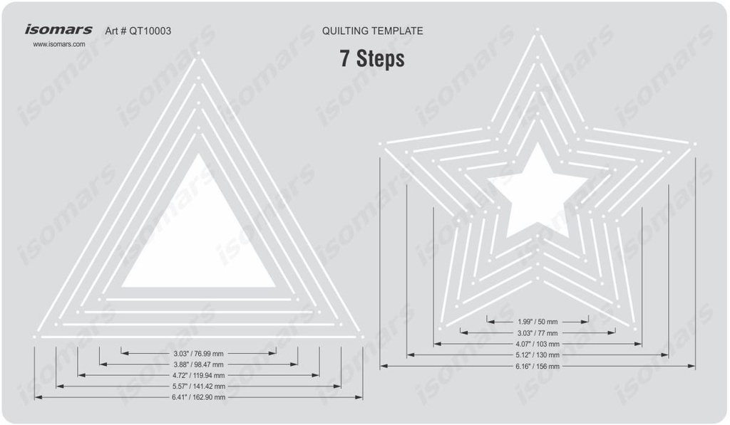 Quilting Templates-Art # QT-10003