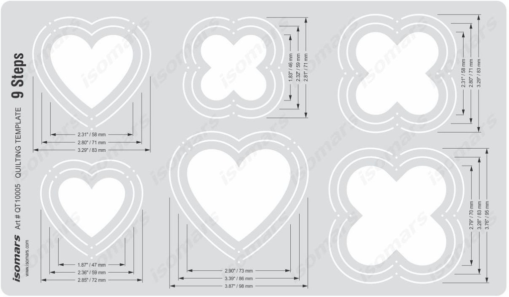 Quilting Templates-Art # QT-10005