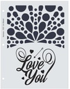 Art Stencils - Flexible - A4-Art # CR-7027