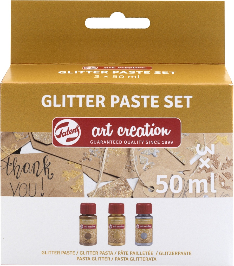 TAC GLITTER PASTE SET 3X50ML