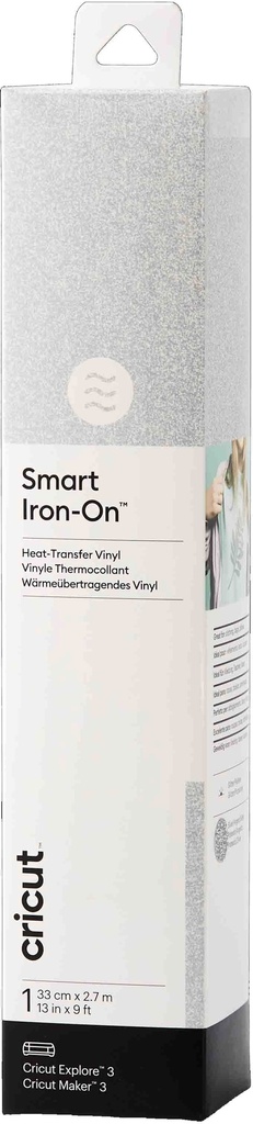 Cricut Smart Iron-on 33x273cm 1 sheet (Glitter Silver)