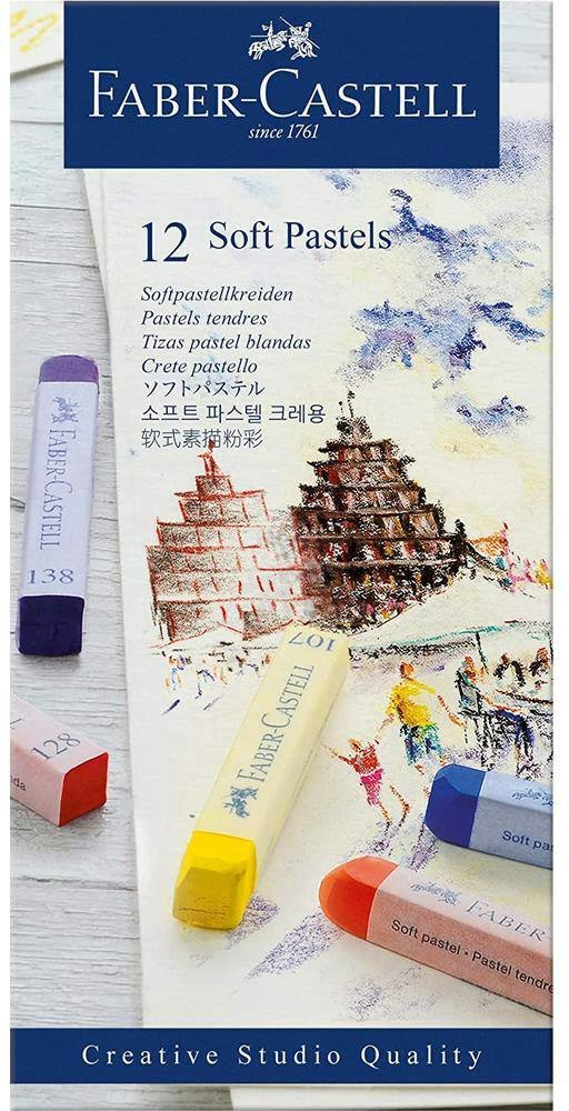 Faber-Castell Soft Pastels 12 Color