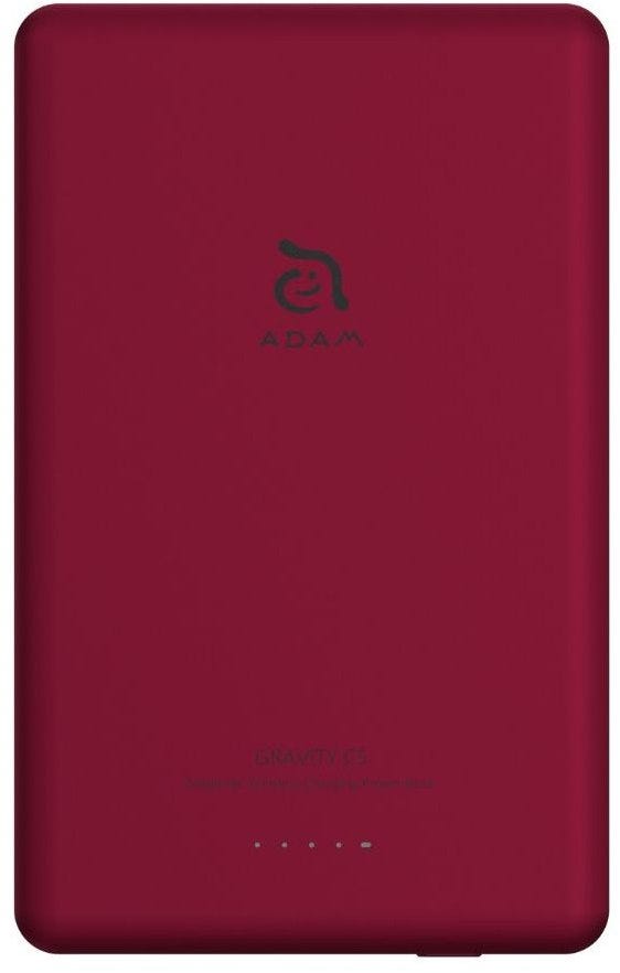 Adam Elements GRAVITY C5 Magnetic Wireless Charging Power Bank Red