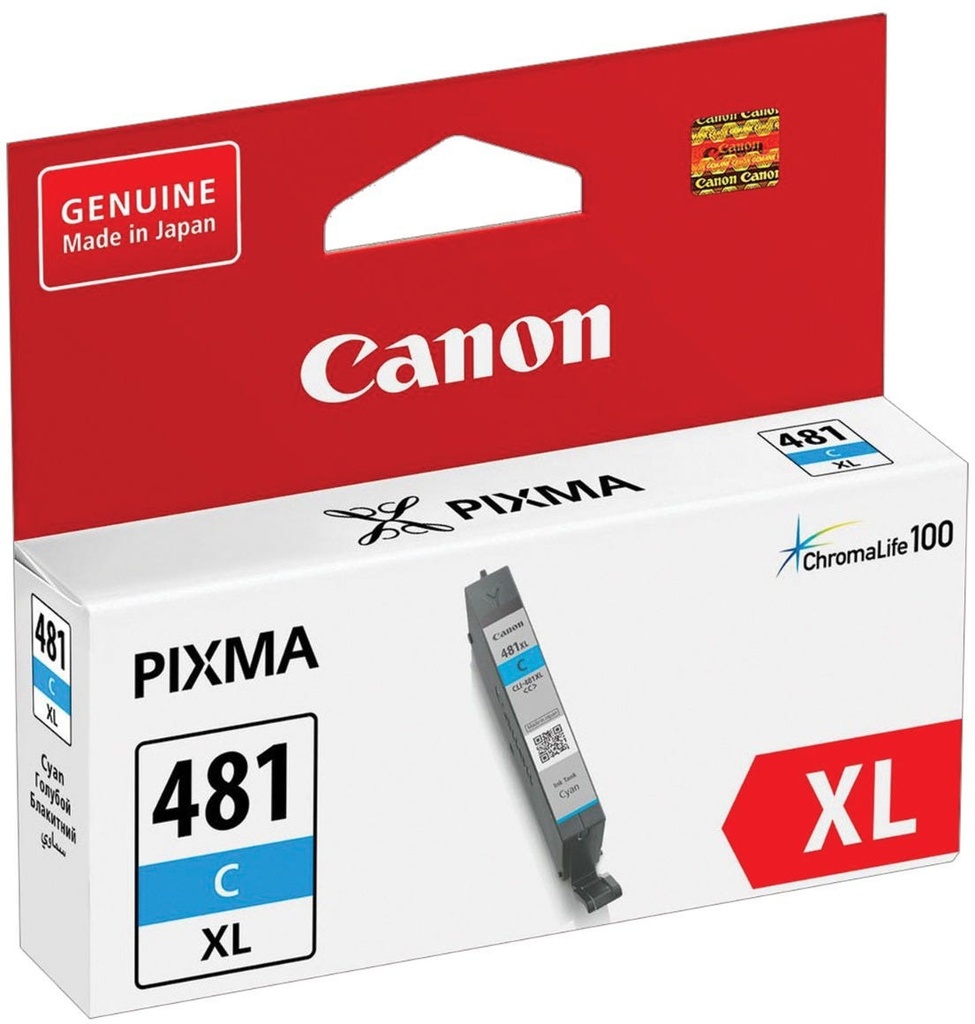 Canon CLI-481XL High Yield Cyan Ink Cartridge