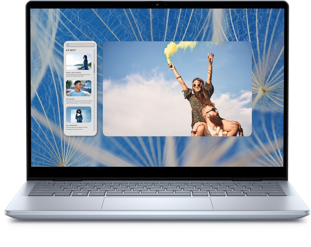 Dell Ins 7440 (2in1)/ i5-120U/8GB/512GB SSD/14.0" FHD+Touch Display/Win 11H/Eng Ar Backlit KB, Blue