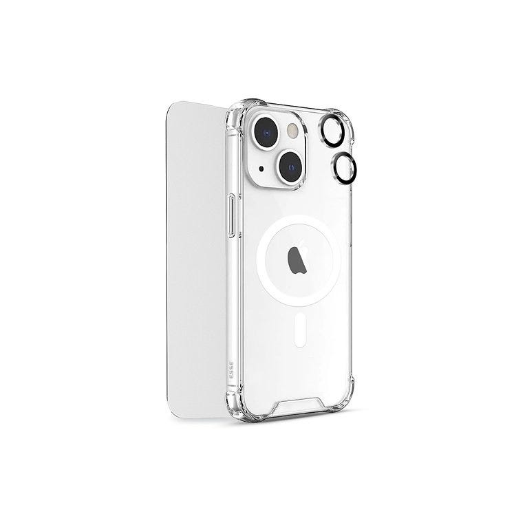 ESSE 3 in 1 Clear MagSafe Combo iPhone15 Plus + HYPHEN PD 20W Adaptor Black