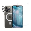ESSE 3 in 1 Clear MagSafe Combo iPhone15 Pro Max + HYPHEN PD 20W Adaptor Black