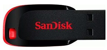 Flash Drive Sandisk Cruzer Blade SDCZ50-064G-B35