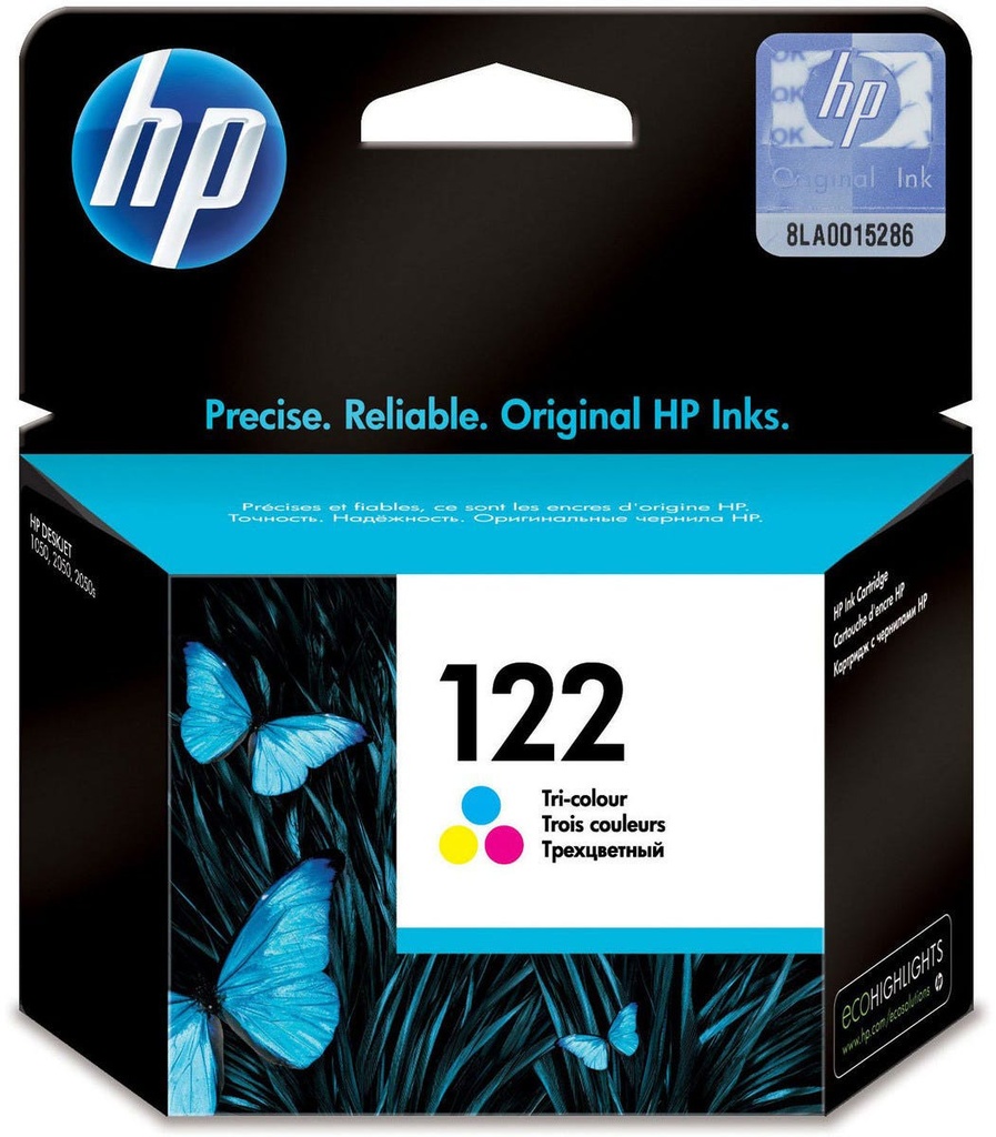HP 122 Tri-color Original Ink Cartridge